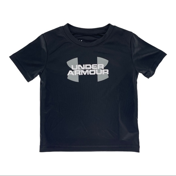 Under Armour Black Short Sleeve Logo T-Shirt Sz 2T - Picture 2 of 6